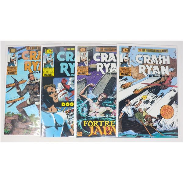 4 ASSORTED CRASH RYAN COMICS