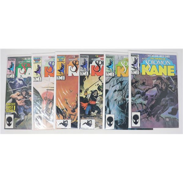 THE SWORD OF SOLOMON KANE #1-6 COMPLETE SET