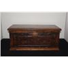 Image 1 : SMALL WOOD TRUNK (23" X 10 1/2" X 23")