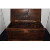Image 2 : SMALL WOOD TRUNK (23" X 10 1/2" X 23")
