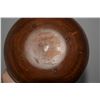 Image 2 : MILO TURNED BOWL; SIGNED (5 1/2" D) & SMALL WOODEN KAWA BOWL (7" D) (2 PCS)