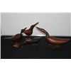 Image 1 : HAND CARVED SEA BIRDS OF THE PACIFIC (4 PCS)