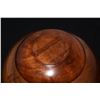Image 2 : TURNED HAWAIIAN BOWL WITH 6 PATCHES, MILO WITH KOA BASE (7" H)