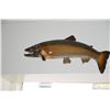 Image 2 : TAXIDERMY FISH: CHINOOK, KOHO & ATLANTIC SALMON & STEELHEAD & BIG MOUTH BASS (5 PCS)