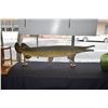 Image 1 : TAXIDERMY GAR FISH ON MOUNTS (5' L)
