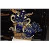 Image 2 : VINTAGE COBALT BLUE SHIWAN CHINESE GUARDIAN LIONS (PAIR)