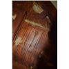 Image 7 : ANTIQUE OLD GROWTH KOA DINING TABLE WITH 3 LEAVES; (47 1/2" D - EXTENDS TO 88" L)  (FROM REV. CLAREN