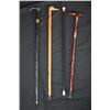 Image 1 : 3 CANES & 1 WALKING STICK (4 PCS)