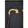 Image 2 : CANE W/DRAGON MOTIF & WALKING STICK (2 PCS)