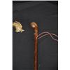 Image 3 : CANE W/DRAGON MOTIF & WALKING STICK (2 PCS)