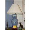 Image 1 : BLUE & WHITE LAMPS (PAIR)