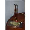 Image 1 : BRONZE NUDE FIGURE ON MARBLE BASE