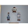 Image 1 : BLUE & WHITE WALL POCKET VASES (3 PCS)