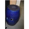 Image 1 : BLUE GARDEN STOOLS (PAIR)