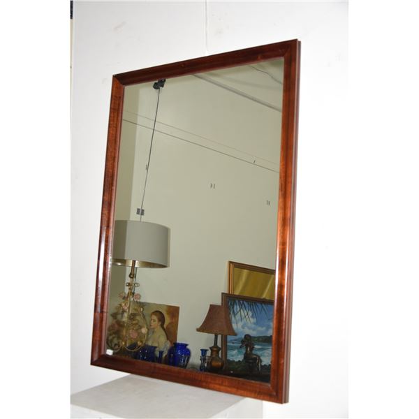 KOA FRAMED WALL MIRROR (27" W X 37" H) (FROM REV. CLARENCE GUERREIRO COLLECTION)