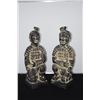 Image 1 : CHINESE TERRACOTTA WARRIORS (REPLICA) (22" H) (2 PCS) (FROM REV. CLARENCE GUERREIRO COLLECTION)