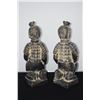 Image 2 : CHINESE TERRACOTTA WARRIORS (REPLICA) (22" H) (2 PCS) (FROM REV. CLARENCE GUERREIRO COLLECTION)