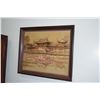 Image 1 : FRAMED JAPANESE NEEDLEPOINTS (18" X 22" & 19" X 23") (2 PCS)