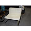 Image 1 : MID CENTURY MODERN CHROME & LEATHER CHAIRS (PAIR)