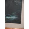 Image 2 : FRAMED PAINTING ON CANVAS, "HAWAIIAN WATERFALL", SIGNED RAYMOND BARRETT