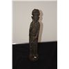Image 2 : CARVED WOOD CHINESE KWAN YIN & CHINESE BOX W/DRAGON MOTIF (17" H) (2 PCS)