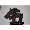 Image 1 : CHINESE LUCKY AMETHYST BONSAI TREE (20" H X 20" W) (FROM REV. CLARENCE GUERREIRO/TERENCE KNAPP COLLE