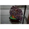 Image 1 : MONEY TREE W/AMETHYST STONES (8" H X 7" W) (FROM REV. CLARENCE GUERREIRO/TERENCE KNAPP COLLECTION)