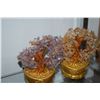 Image 1 : MONEY TREES WITH SEMI-PRECIOUS STONES (2 PCS) (FROM REV. CLARENCE GUERREIRO COLLECTION)