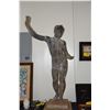 Image 1 : GREEK BRONZE SCULPTUE; "THE MARATHON BOY" (52" H)