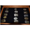 Image 1 : COLLECTION OF HAWAIIAN BELT BUCKELS (15 PCS)