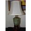 Image 1 : TABLE LAMP W/CRYSTAL BASE