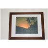 Image 1 : FRAMED PICTURE, "MOLOKA'I HAWAII"; BY JERRY GUIEB, (12 3/4 X 16") (KALAUPAPA)