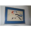 Image 1 : FRAMED LITHOGRAPH,  "THE KISS, ESKIMO BABY & MOTHER"; SIGNED RIE MUNOZ, 1971, 36/80