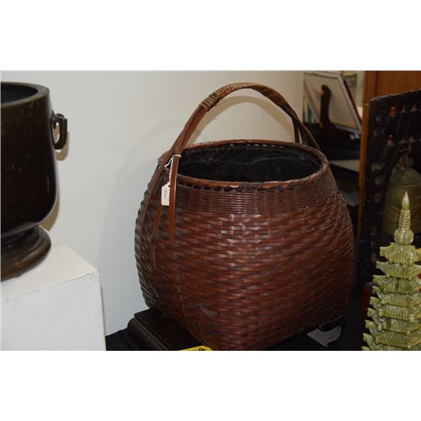 LARGE IKEBANA COAL BASKET (FLOWER & STAND NOT INCLUDED)