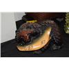 Image 1 : VINTAGE JAPANESE CARVED WOOD BEAR (FROM REV. CLARENCE GUERREIRO COLLECTION)