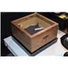 Image 1 : JAPANESE ELECTRIC WOOD BRAZIER W/STAND (15 1/2" X 15 1/2" X 8")