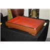 Image 1 : LARGE JAPANESE LACQUER IKEBANA SUIBAN (23" X 15" X 5")