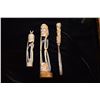 Image 1 : BONE CARVINGS - PACIFIC ISLANDS (3 PCS)