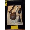 Image 1 : 3 COCONUT SPOONS & 1 COCONUT LADLE (BROKEN HANDLE) - PACIFIC ISLANDS