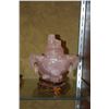 Image 1 : ROSE QUARTZ FU DOG CENSER W/STAND
