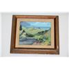 Image 1 : FRAMED OIL ON CANVAS, "OLD PALI ROAD"; SIGNED JOE DOWSON 1973