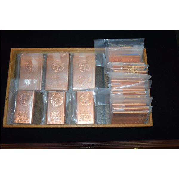 COPPER INGOTS, 15 POUNDS (24 PCS)