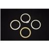 Image 1 : JADE BANGLE BRACELETS (4 PCS)