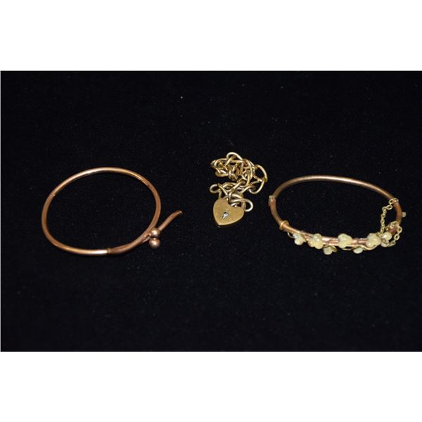 COLLECTION OF VINTAGE BRACELETS (3 PCS)