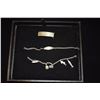 Image 1 : STERLING SILVER CHARM BRACELET, ID BRACELET & BARRETTE, (3 PCS)