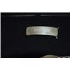 Image 2 : STERLING SILVER CHARM BRACELET, ID BRACELET & BARRETTE, (3 PCS)