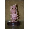 Image 1 : CHINESE ROSE QUARTZ BEAUTY ON STAND (5 1/2")