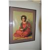 Image 1 : FRAMED PRINT, "THE LEI MAKER"; THEODORE WORE