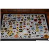 Image 1 : COLLECTION OF ASSORTED PINS W/DISPLAY CASE