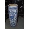 Image 1 : BLUE & WHITE PORCELAIN UMBRELLA STAND